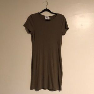 Princess Polly Olive Green T Shirt Mini Dress